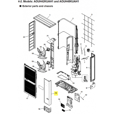 FUJITSU K9383876073 aka 9383876073 SERVICE PANEL SUB ASSY G7 A2L