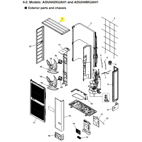 FUJITSU K9383880018 aka 9383880018 TOP PANEL SA HY G7 A2L