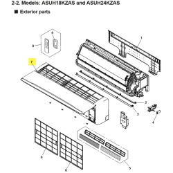 FUJITSU K9387072464 aka 9387072464 FRONT PANEL TA AIRSTAGE A2L