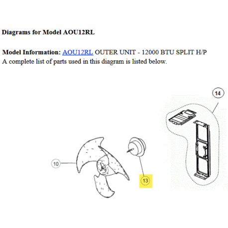 FUJITSU K9602873005 aka 9602873005 MOTOR DC BRUSHLESS w/ Screws