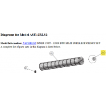 FUJITSU K9602947003 aka 9602947003 MOTOR DC BRUSHLESS RLS2