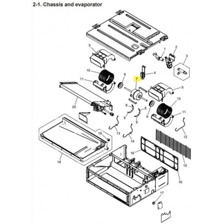 FUJITSU K9604029004 aka 9604029004 MOTOR DC BRUSHLESS MFG-X80VE2F FGLS A2L