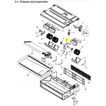FUJITSU K9604171017 aka 9604171017 MOTOR DC BRUSHLESS MFG-X80VH2F FGLS A2L