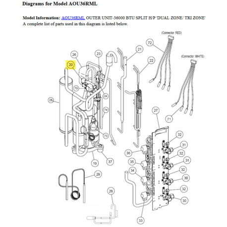 FUJITSU K9374840045 aka 9374840045 VALVE 4 WAY W/JOINT PIPE DW