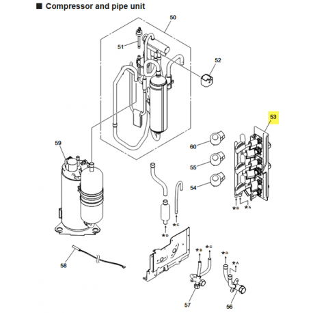FUJITSU K9384866004 aka 9384866004 VALVE UNIT TA (Gas Pipe Valve + Liquid Pipe Valve) A2L