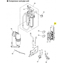 FUJITSU K9384866080 aka 9384866080 VALVE UNIT TA (Gas Pipe Valve + Liquid Pipe Valve) A2L