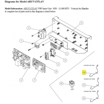 FUJITSU K9900509095 aka 9900509095 THERMISTOR PIPE ARUV VR2