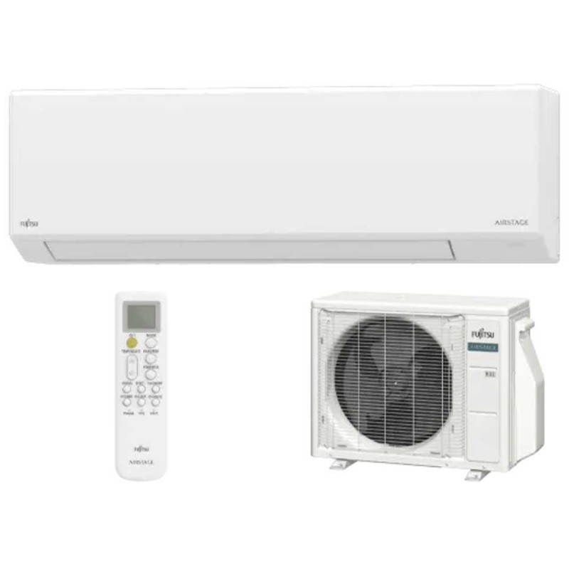 FUJITSU 09KNAS1 9,000 BTU 17 SEER2 Altair 300 Heat Pump & Air Conditioner Mini Split ASLH09KNAS / AOLH09KNAS1 (115 V~ 60 Hz)  