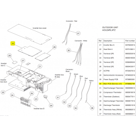 FUJITSU K9709682784 aka 9709682784 INVERTER CONTROL 24RLXFZ HY
