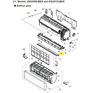 FUJITSU K9353956002 aka 9353956002 Screw cover