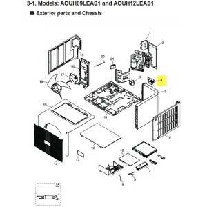 FUJITSU K9387581003 aka 9387581003 Thermistor holder