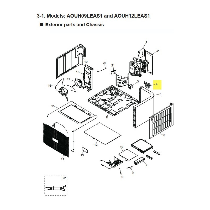 FUJITSU K9387581003 aka 9387581003 Thermistor holder