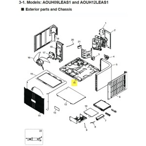 FUJITSU K9387518016 aka 9387518016 Base assy