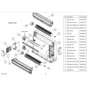 FUJITSU 9312004034 CROSSFLOW FAN ASSY DW AGU HVAB