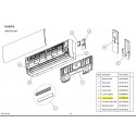 FUJITSU K9318881004 aka 9318881004 LOUVER Z ASU9~15RLS2