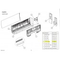 FUJITSU 9318880007 LOUVER U ASU9~15RLS2