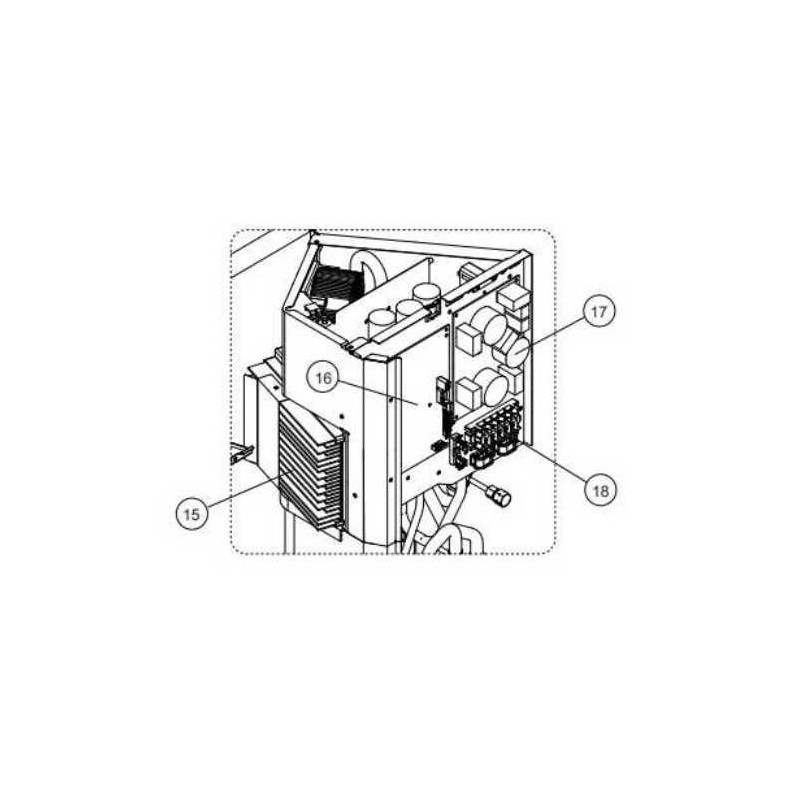 FUJITSU 9708511849 CONTROL PCB AOU36RGLX HY