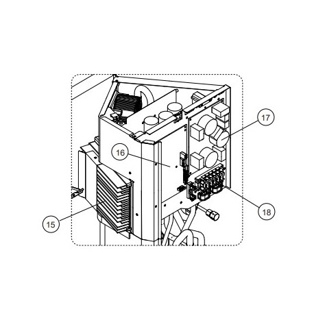 FUJITSU 9708511849 CONTROL PCB AOU36RGLX HY