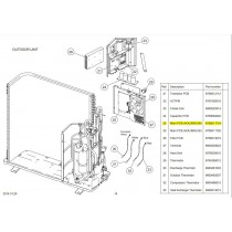 FUJITSU 9708511719 CONTROL PCB AOU30RLB