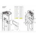 FUJITSU K9380358008 aka 9380358008 HEAT SINK WB41