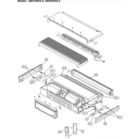 FUJITSU 9358535011 Cosmetic Panel R ABU