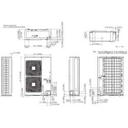 Daikin 42,000 btu 17.0 SEER Heat Pump & Air Conditioner Ductless Mini Split FTQ42PBVJU / RZQ42PVJU9