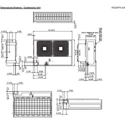 Daikin 18,000 btu 17.5 SEER Cooling Only Ductless Mini Split Air ConditionerFBQ18PVJU / RZR18PVJU