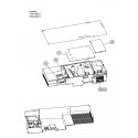 FUJITSU K9705647046 aka 9705647046 POWER FILTER PCB 18/24RLX