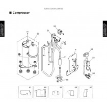 FUJITSU K9322446015 aka 9322446015 VALVE 4 WAY HY