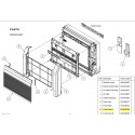 FUJITSU K9316187016 aka 9316187016 PANEL FRONT L AGU9~15RLF