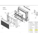 FUJITSU K9316185012 aka 9316185012 FRONT PANEL HF AGU15RLF DW