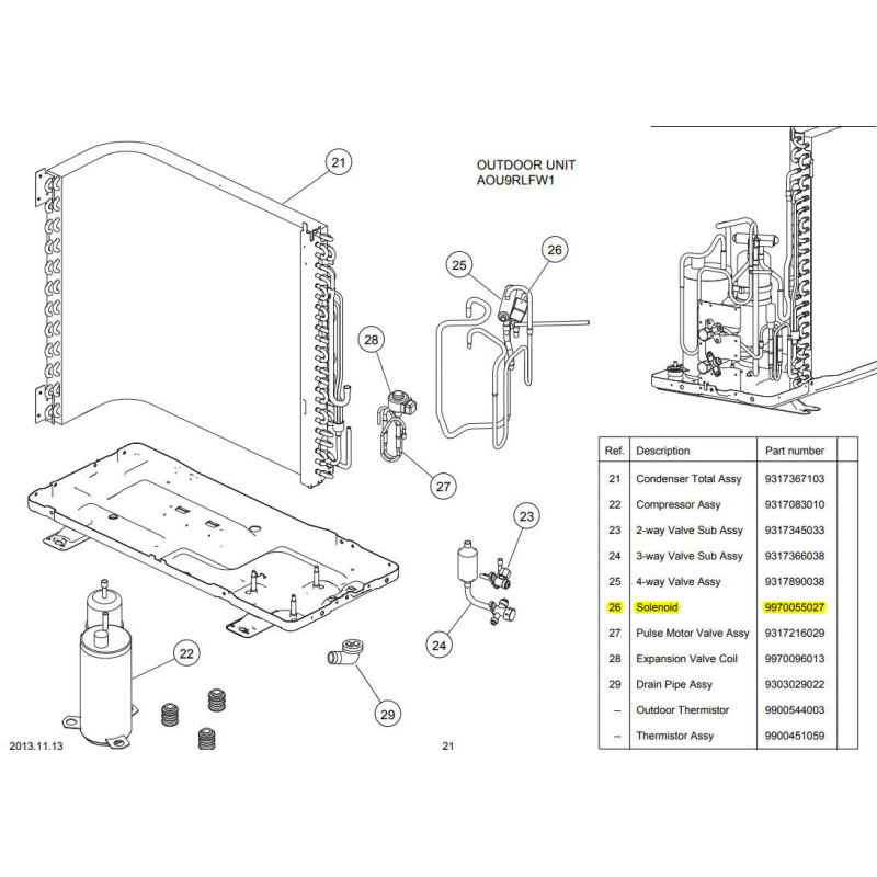 FUJITSU K9317345033 aka 9317345033 VALVE 2 WAY 9RLFW1