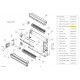 FUJITSU 9708532141 CONTROLLER PCB wTH AGU12RLF HY