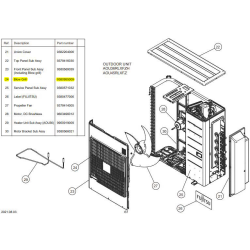 FUJITSU K9380955009 aka 9380955009 BLOW GRILL HVAB
