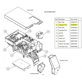 FUJITSU K9708646077 aka 9708646077 Transistor PCB