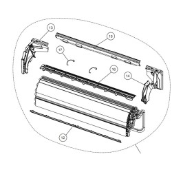 FUJITSU K9314994012 aka 9314994012 HOLDER RIGHT EVAP. RL HY