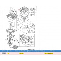 DAIKIN 300111P TOP PLATE ASSY