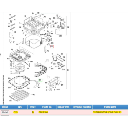 DAIKIN 0207180 THERMISTOR (FOR COIL 2)