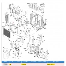 DAIKIN 2540576 FRONT PLATE