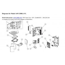 FUJITSU K9709683538 aka 9709683538 FAN DRIVER PCB VAB