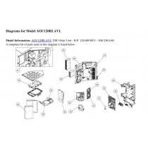 FUJITSU K9709683521 aka 9709683521 IPM PCB VAB