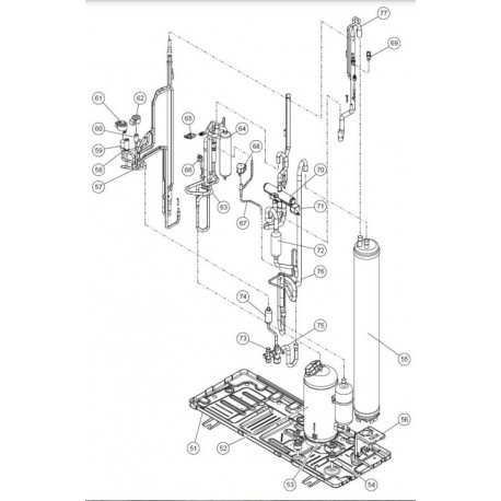 FUJITSU K9970096075 aka 9970096075 COIL EXPANSION VALVE EEV2 HVAB