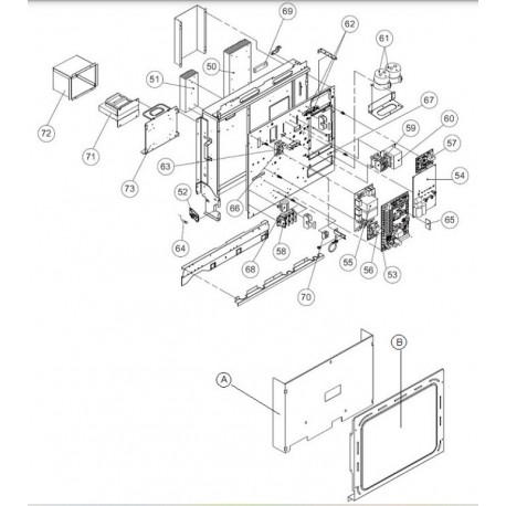 FUJITSU K9709077092 aka 9709077092 IPM PCB VAB (-15)