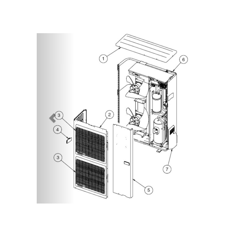 FUJITSU K9315014016 aka 9315014016 Air Filter