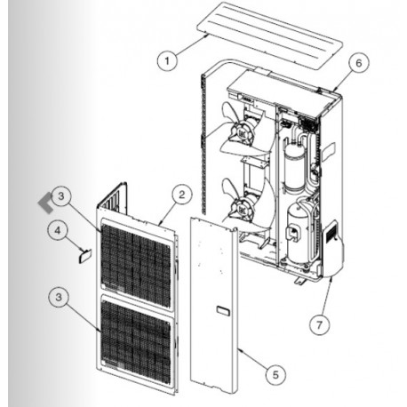 FUJITSU K9315014016 aka 9315014016 Air Filter