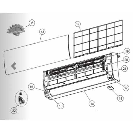 FUJITSU K9317250009 aka 9317250009 AIR FILTER KIT HFI UTR-FA16 + UTR-FA16-2 NO FRAME A2L
