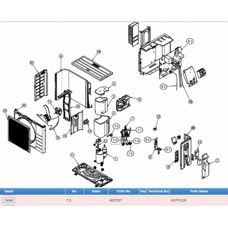DAIKIN 4027027 MUFFLER