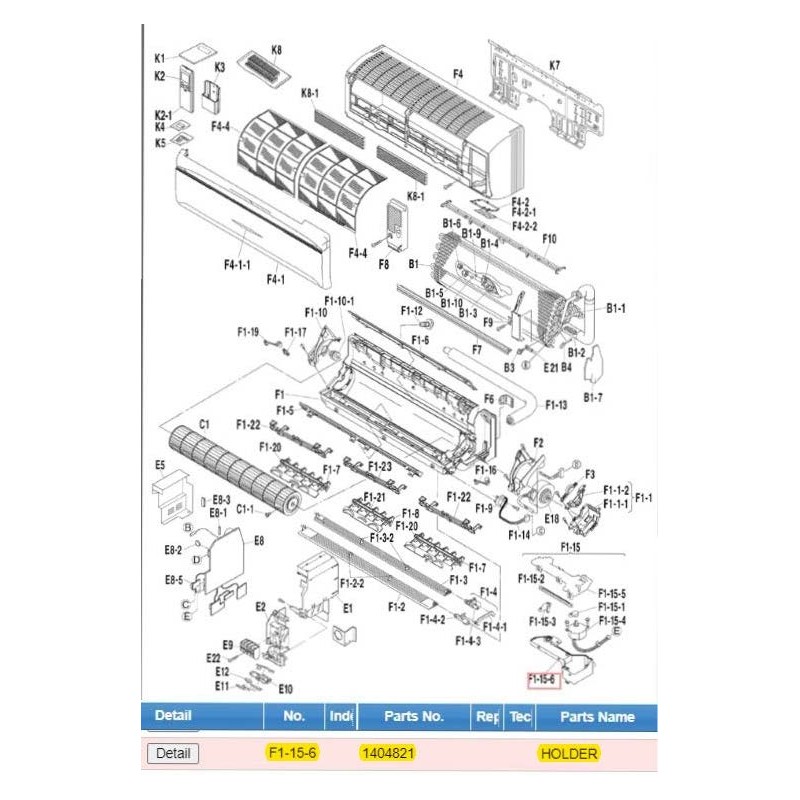 DAIKIN 1396603 CONTROL PANEL ASSY.