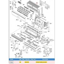 DAIKIN 1407015 FRONT GRILLE ASSY.