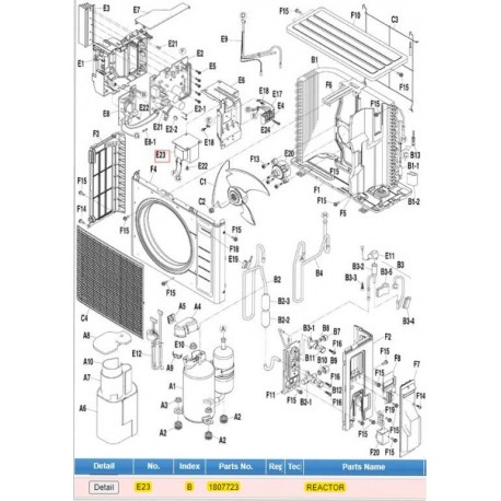 DAIKIN 1807723 REACTOR